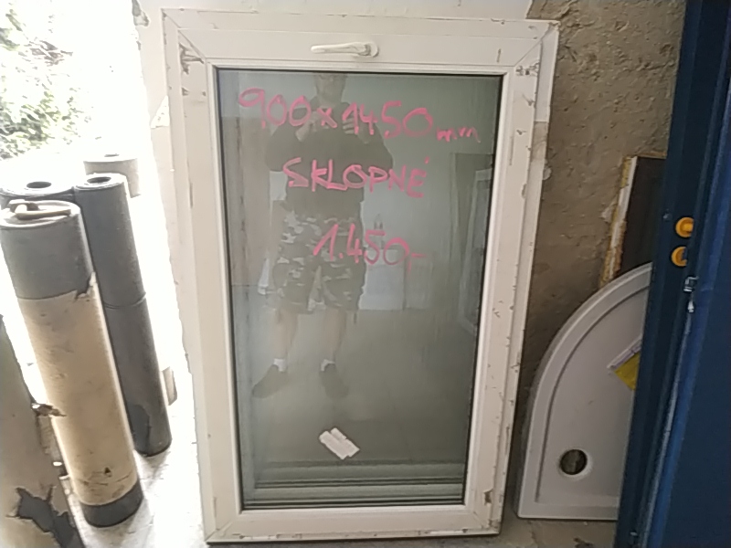 Okno PVC 900*1450mm bílá